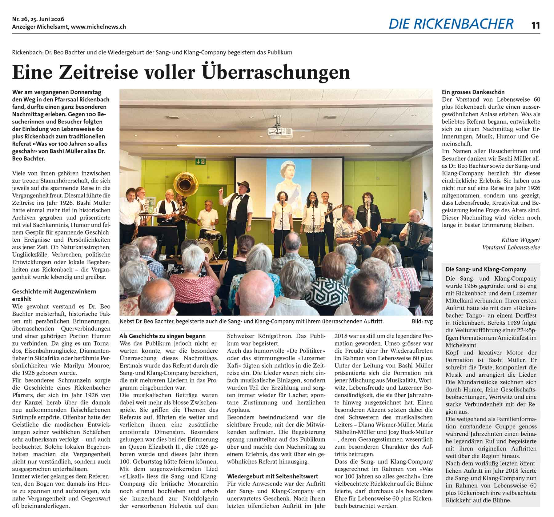 Eine Zeitreise voller Überraschungen